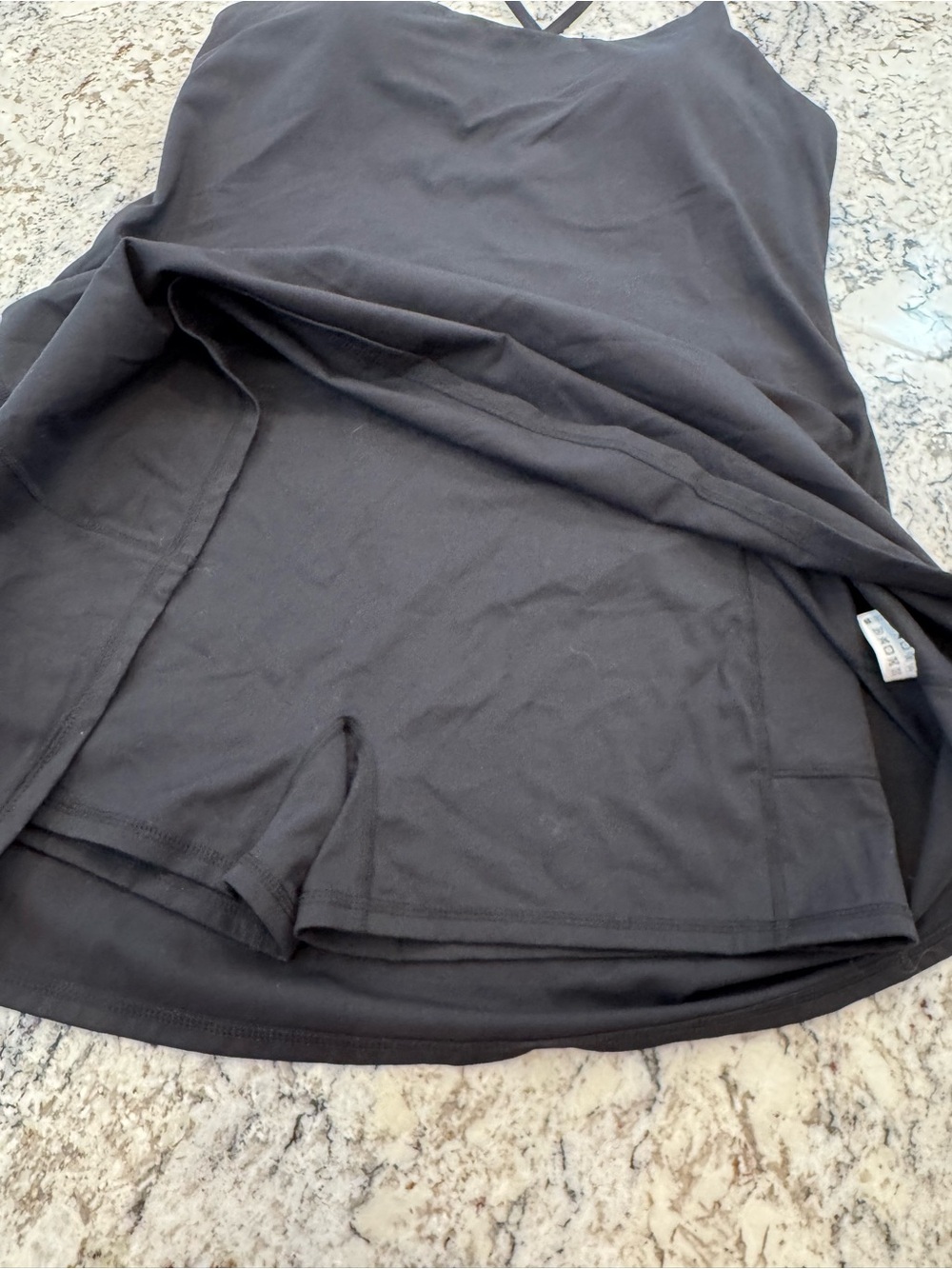 NWT Halara Black Built-In Shorts Active Dress Size Large - Picture 3 of 9